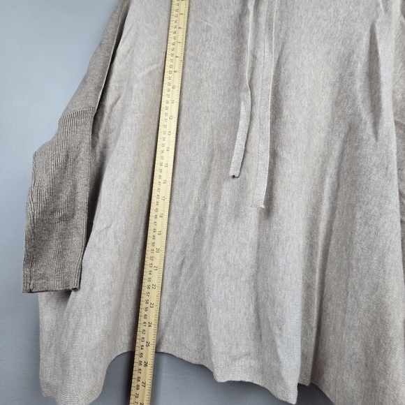 RENUAR Cowl Knit Oversized Sweater Cream Womens Size XS Old Money‎ Quiet Luxury - Picture 12 of 13